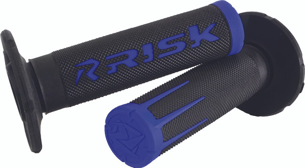 Risk Racing Fusion 2.0 Motorcycle Grips Blue 285