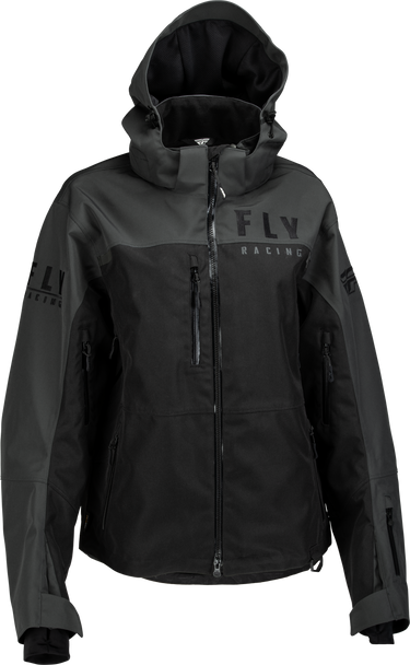 Fly Racing Women'S Carbon Jacket Black/Grey Sm 470-4500S