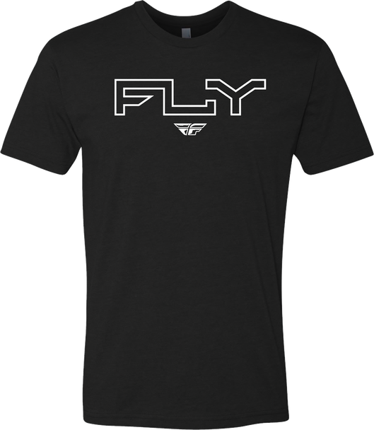 Fly Racing Fly Edge Tee Black Sm 354-0308S