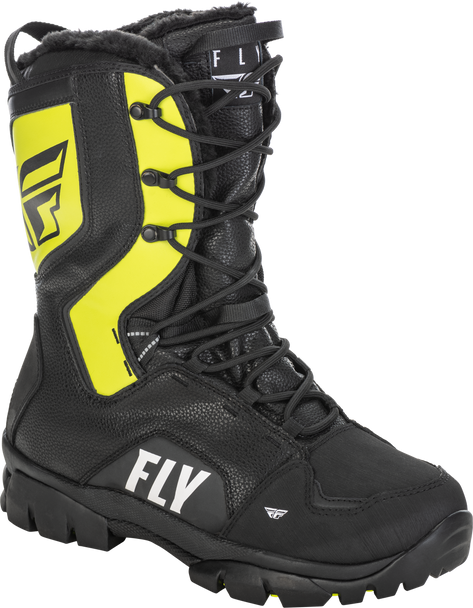 Fly Racing Marker Boot Black/Grey/Hi-Vis Sz 07 361-97307