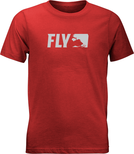 Fly Racing Fly Youth Primary Tee Red Ys 352-0527Ys