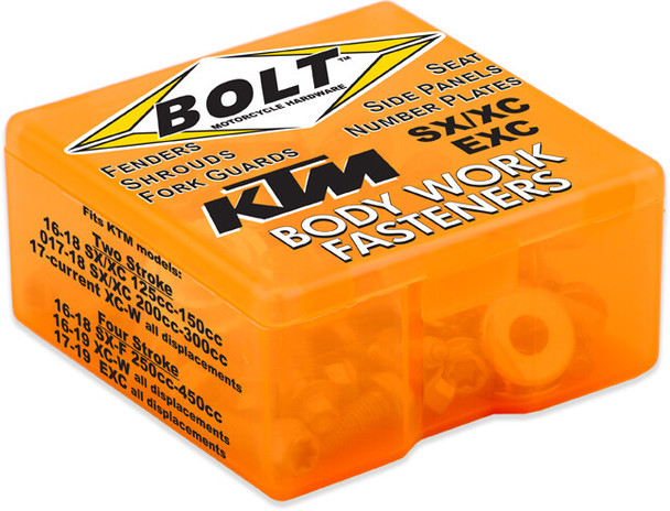 Bolt Full Plastic Fastener Kit Ktm Ktm-Pfk2