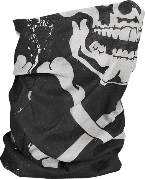 Zan Motley Tube Fleece Lined Skull Xbones Tf227
