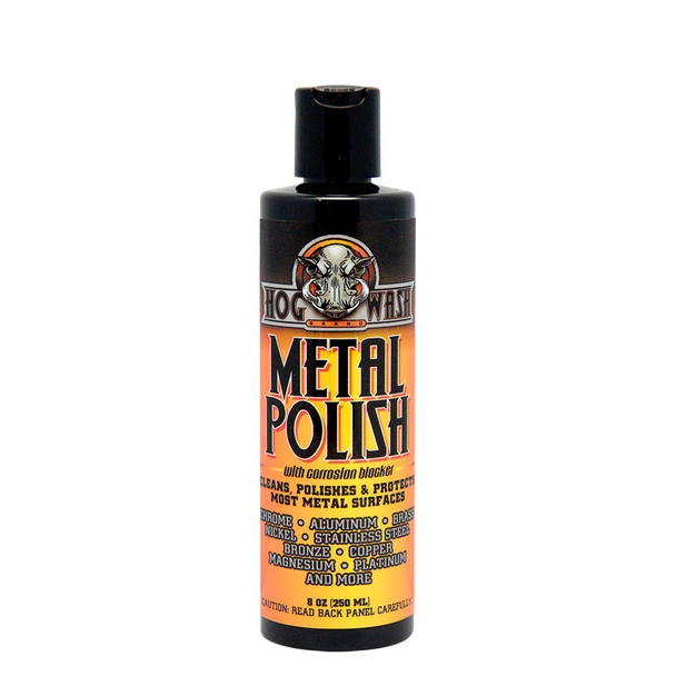 Hog Wash Metal Polish W/Corrosion Blocker 8Oz Hw0478