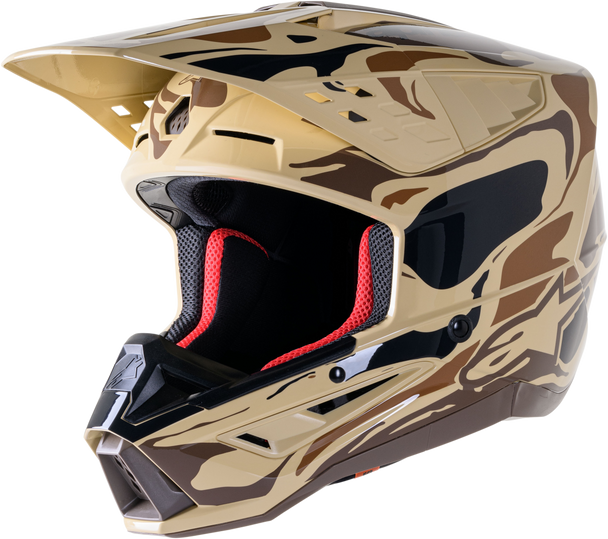 Alpinestars S-M5 Mineral Helmet Dark Brown/Kangaroo Matte Sm 8306623-838-S