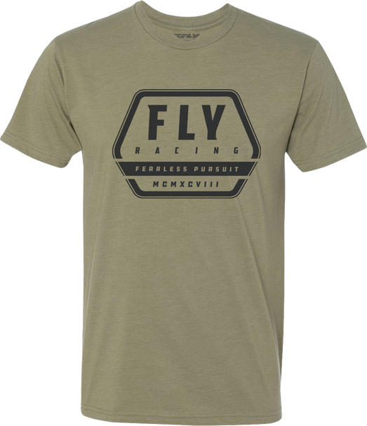 Fly Racing Fly Track Tee Khaki Md 352-0047M