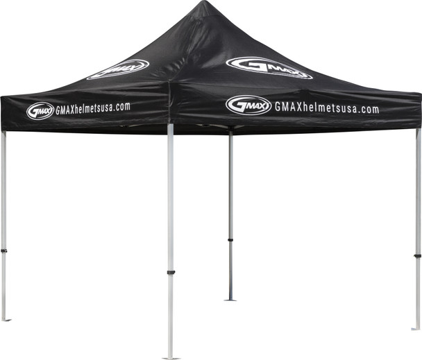 Gmax Aluminum Canopy W/Gmax Top Black 10' X 10' 72-9976