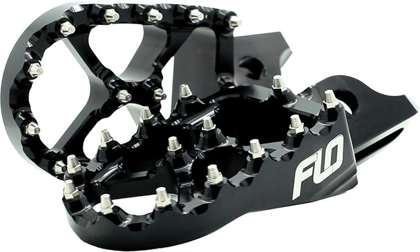 Flo Motorsports Pro Series Foot Pegs Black Ktm/Hus Fpeg-795Blk