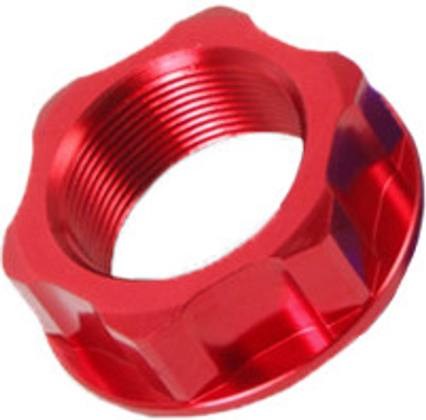 Zeta Steering Stem Nut & Bolt Red M22X30-P1.0 H12 Ze58-2033