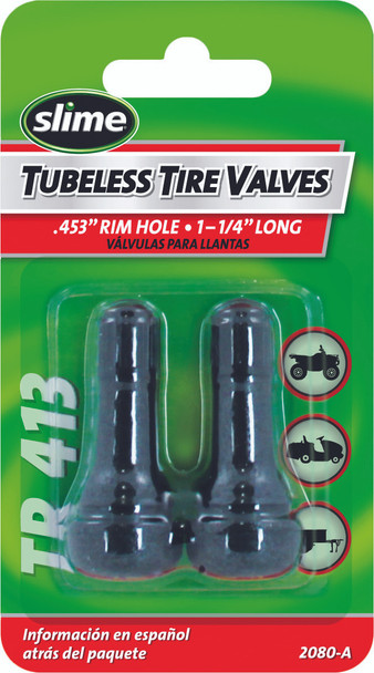 Slime 2/Pc Tubeless Valve 1" 2080-A