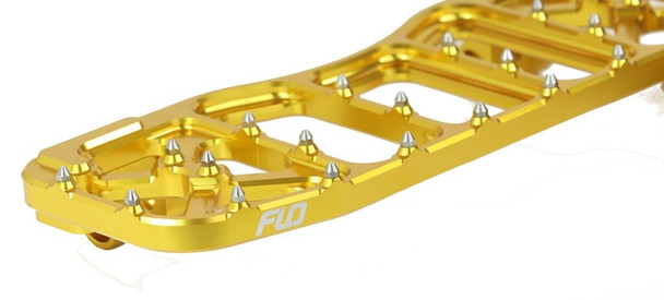 Flo Motorsports V5 Floorboards Gold Fpeg-800V5Gld