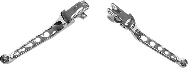 Harddrive Custom Levers 5-Hole Chrome Big Twin 07-Up 53523