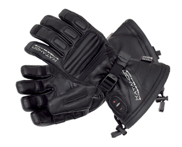 Katahdin Gear Torch Leather Heated Gloves Black X-Small 84290101