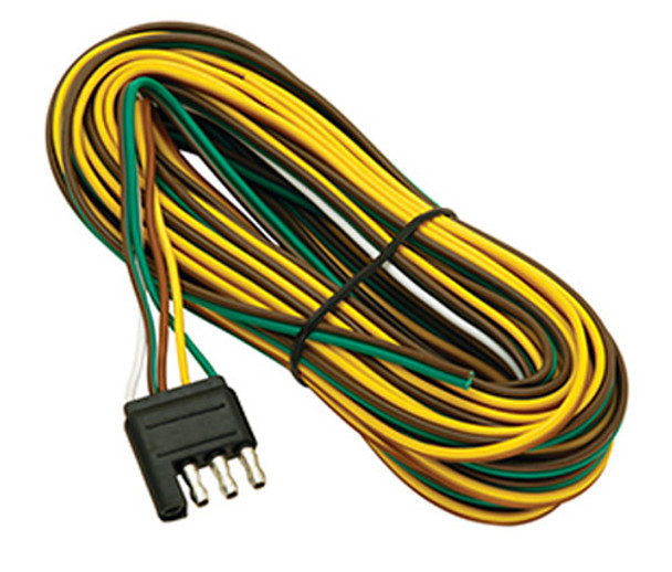 Cequent 25' Wiring Harness W/ 4 Way Flat Car End 707261