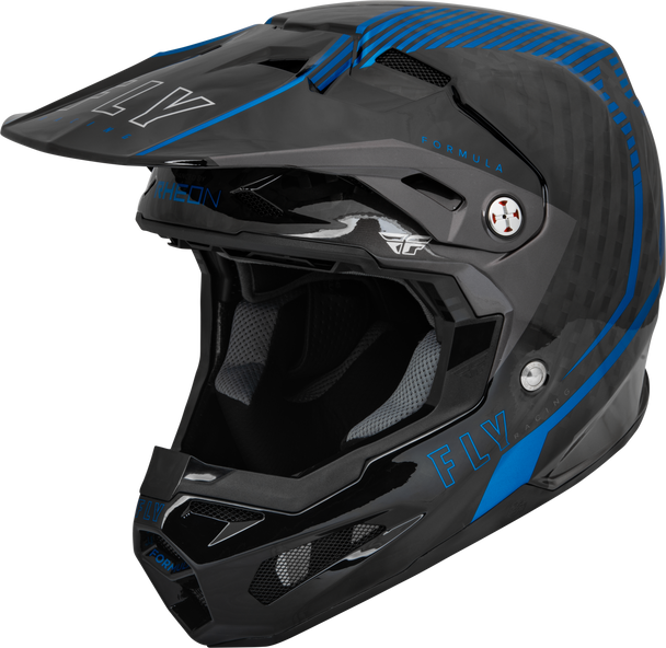 Fly Racing Formula Carbon Tracer Helmet Blue/Black 2X 73-44402X