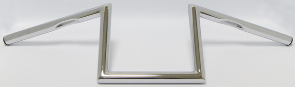 Harddrive Z-Bar One Inch Dimpled 8 Inch Chrome 21-231