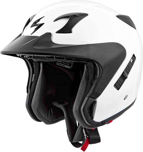 Scorpion Exo Exo-Ct220 Open-Face Helmet Gloss White Sm 22-0203