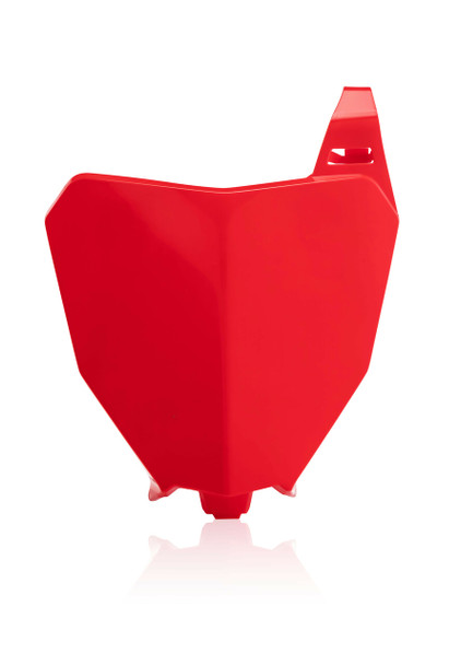 Acerbis Front Number Plate Red 2780390227