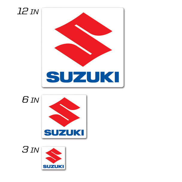 D-Cor Suzuki Icon Decal 3" Squared 40-40-108