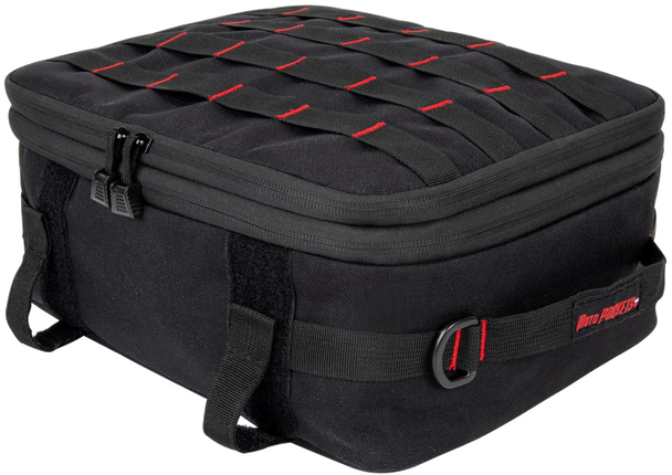 Moto Pockets Top Box Bag Black 12"X10"X4.5" 10022