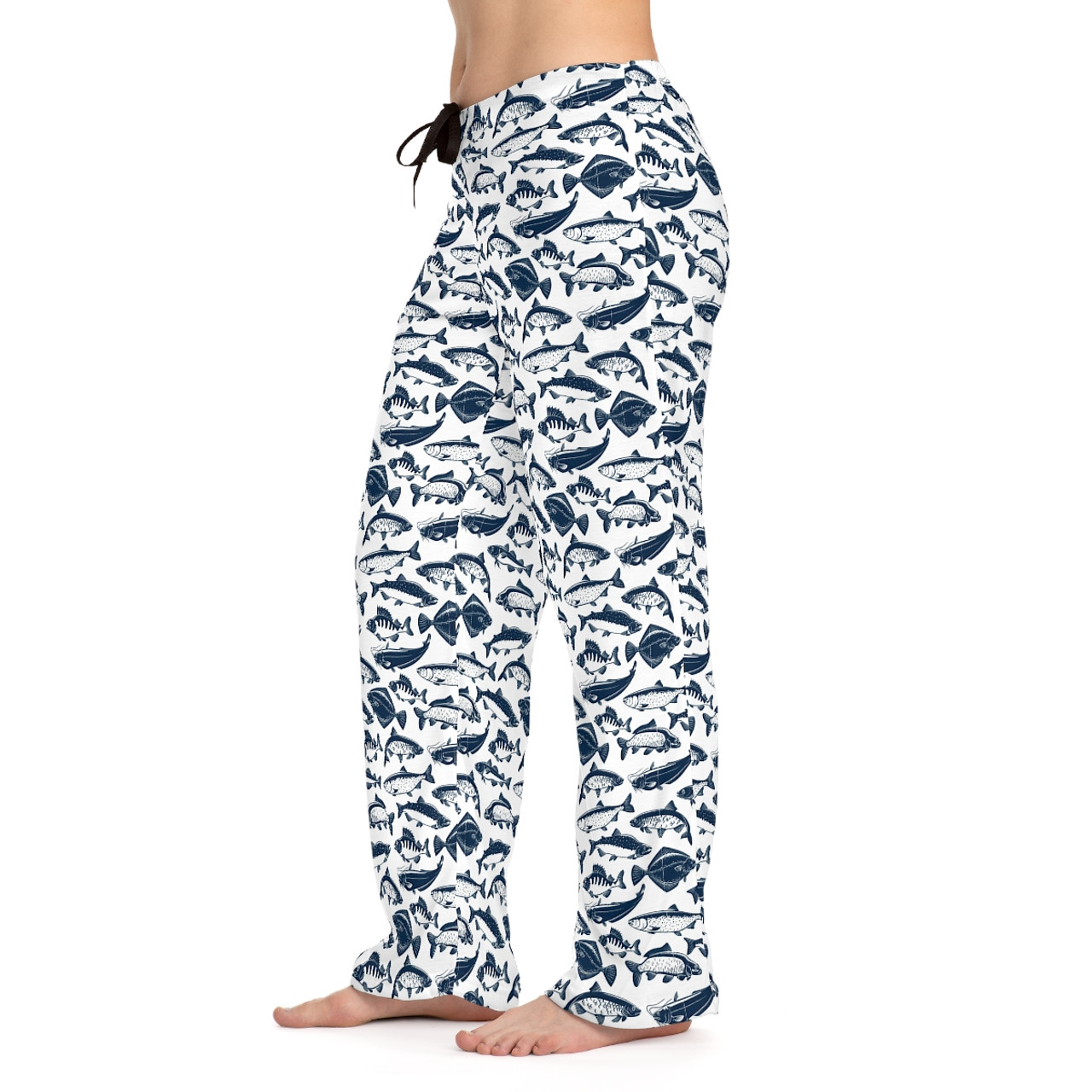 Women's Pajama Pants - Blue Fish - Lure Outdoors