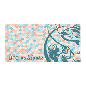 Lure Lady Beach Towel Lure Lady Beach Towel