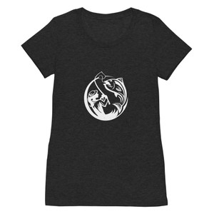 Ladies' short sleeve t-shirt, crew neck - Lucky Fishing Lady Ladies' short sleeve t-shirt, crew neck - Lucky Fishing Lady