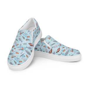 Women’s slip-on canvas shoes - Salmon Steaks Women’s slip-on canvas shoes - Salmon Steaks