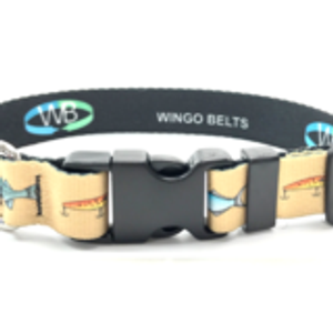 Fishy Dog Collar - Nantucket Fish Pattern