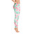 Fish Scale Leggings - Pink/Green