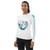 Women's Rash Guard with Fish Ruler on Sleeve