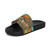 Women's Slide Sandals - Brown Trout Pattern