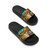 Women's Slide Sandals - Brown Trout Pattern