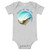 Baby short sleeve one piece - Asleep at the Reel