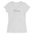Ladies' short sleeve t-shirt - Fish outline