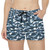Women's Casual Shorts - Blue Fish Camo