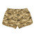 Women's Casual Shorts - Brown/Tan Fish Camo