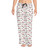 Women's Pajama Pants - Red/White Trout