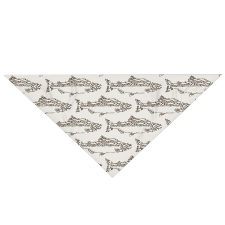 Pet Bandana -Salmon Cream