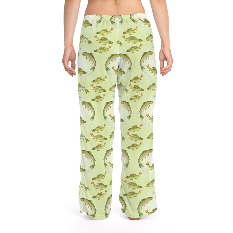 Women's Pajama Pants - Green Trout