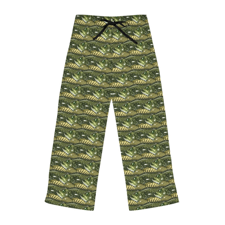 Women's Pajama Pants - Large Mouth Bass