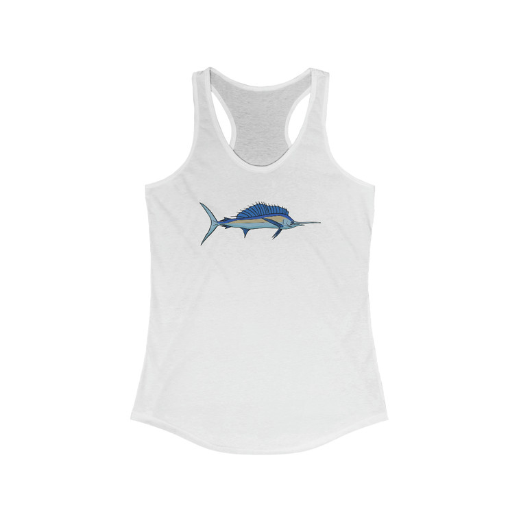 Women's Ideal Racerback Tank - Sail Fish