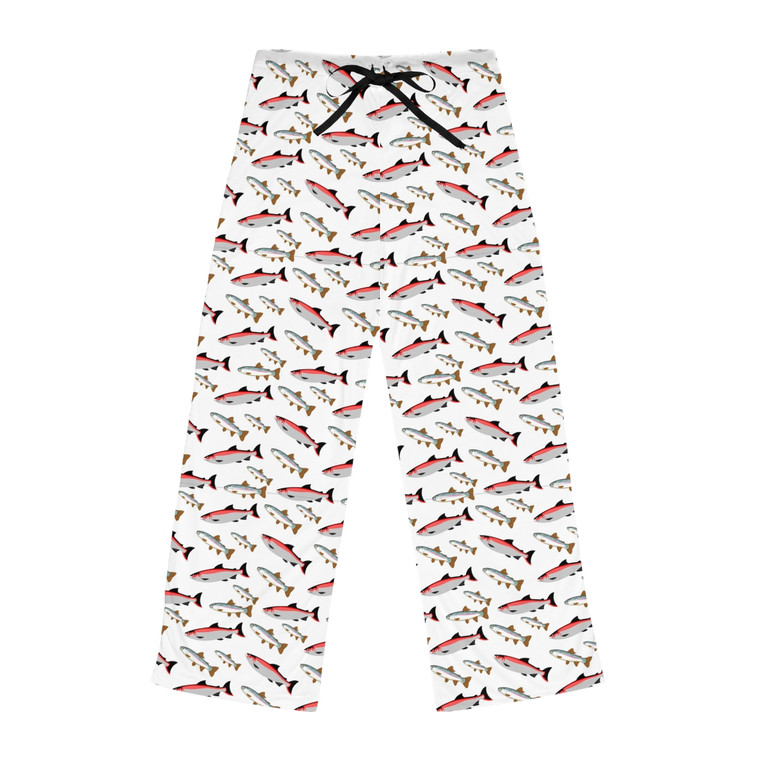 Women's Pajama Pants - Red/White Trout