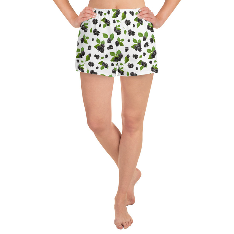 Women’s Recycled Athletic Shorts - Marionberry