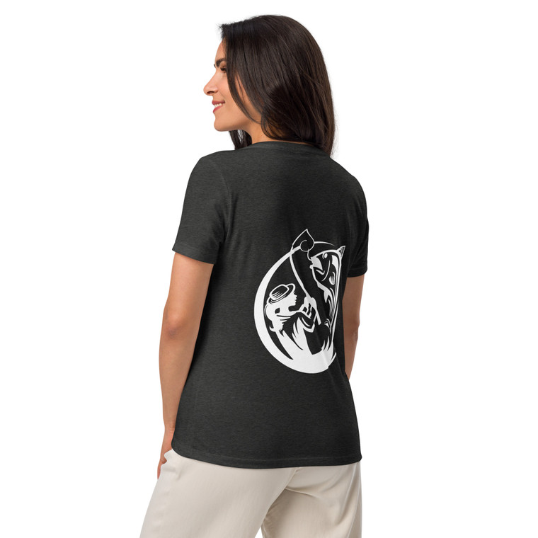 Lucky Lady Women’s relaxed v-neck t-shirt