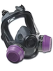 Honeywell Full Face Respirator 5400 Series With Organic Vapor Cartridges