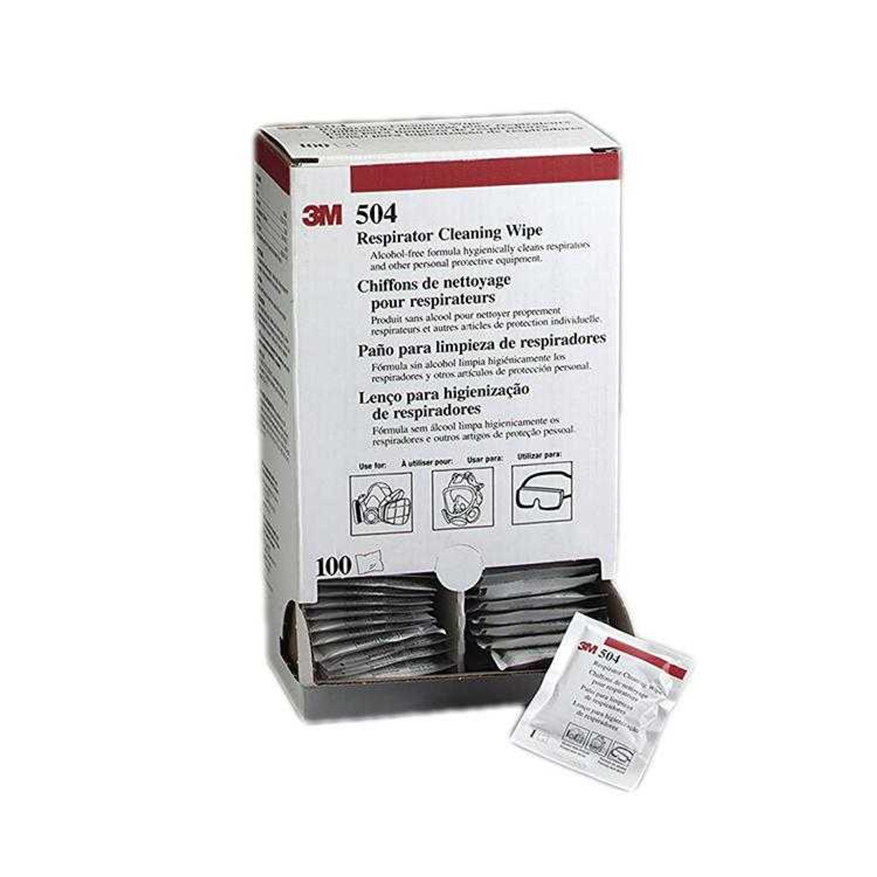 3M Lense Cleaning Wipes 100 Box