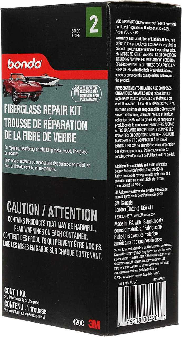 Bondo FiberGlass Blanket Repair Kit 0420