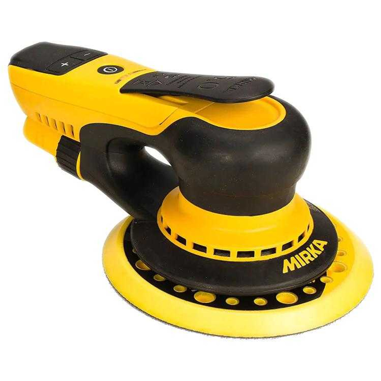 Mirka 5in DEROS 550CV 125mm, Orbit 3/16in (5.0mm), Vacuum-Ready, Random Orbital Sander