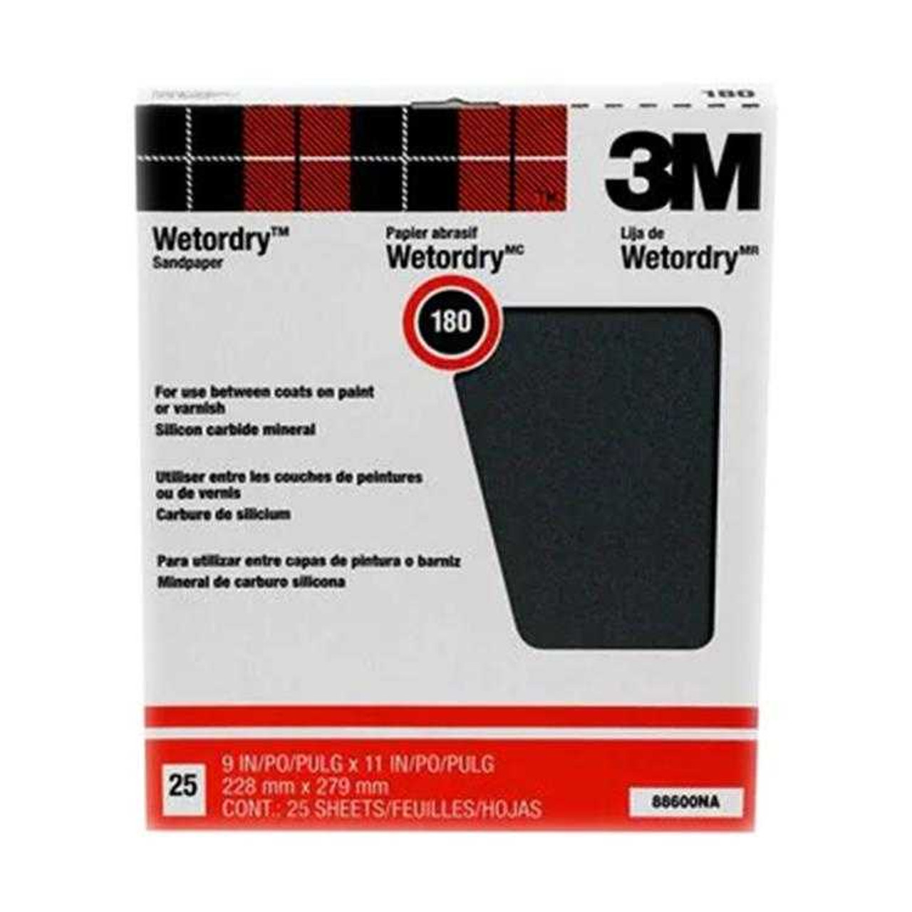 3M™ Pro-Pak™ Wetordry™ Sanding Sheets, 9 in x 11 in, 25 sht pk